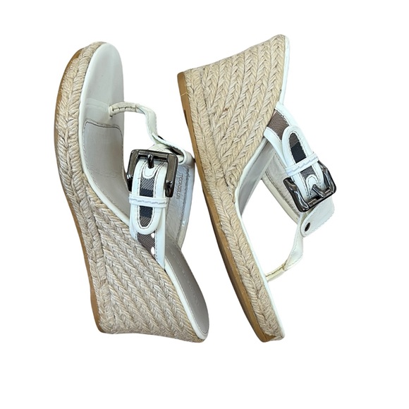 BURBERRY WEDGE ESPADRILLE - Picture 4 of 12